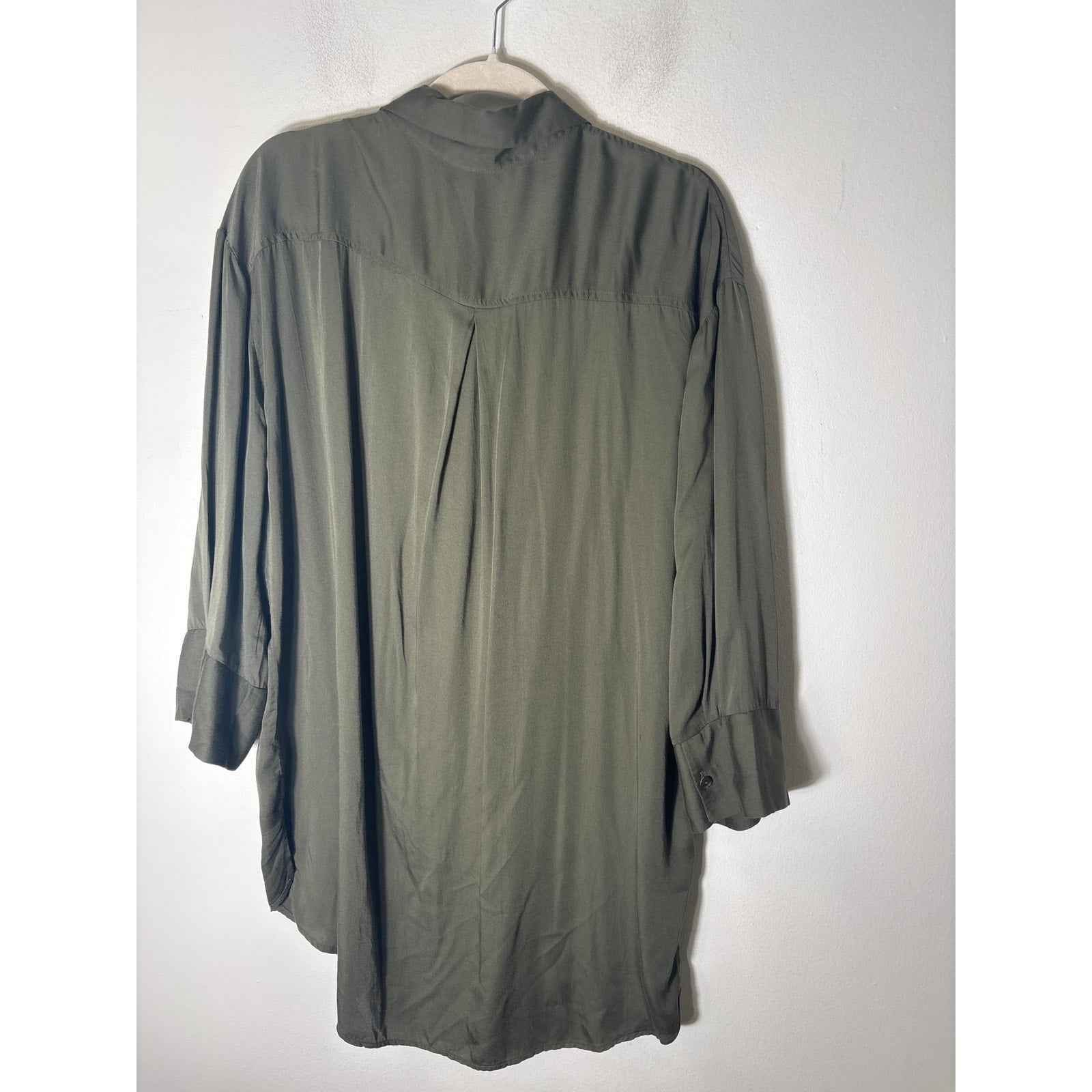 Neu Nomads Hunter Green Long Sleeve Button Up Shirt Sz M