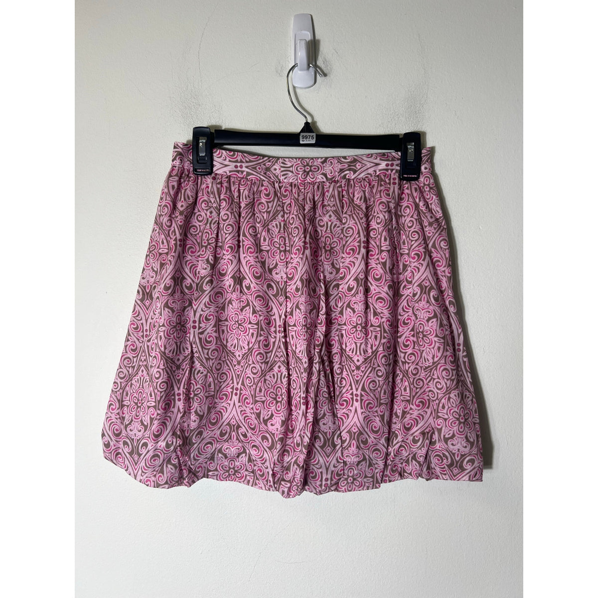 Gianni Bini Pink and Brown Bubble Mini Skirt Sz 0