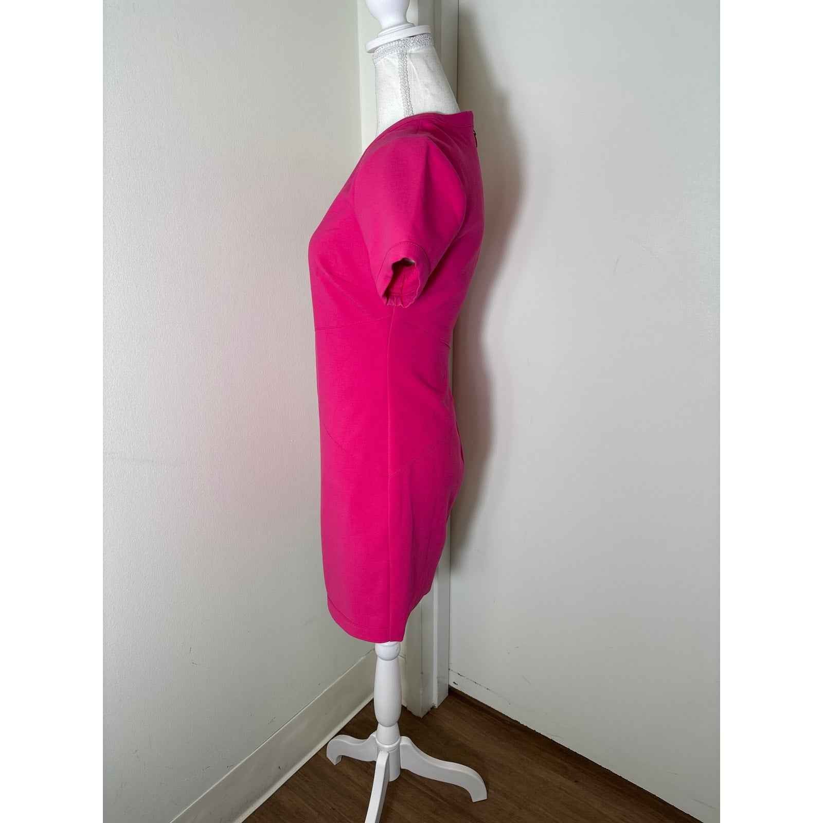 Likely Hot Pink Bodycon Mini Dress Sz 4