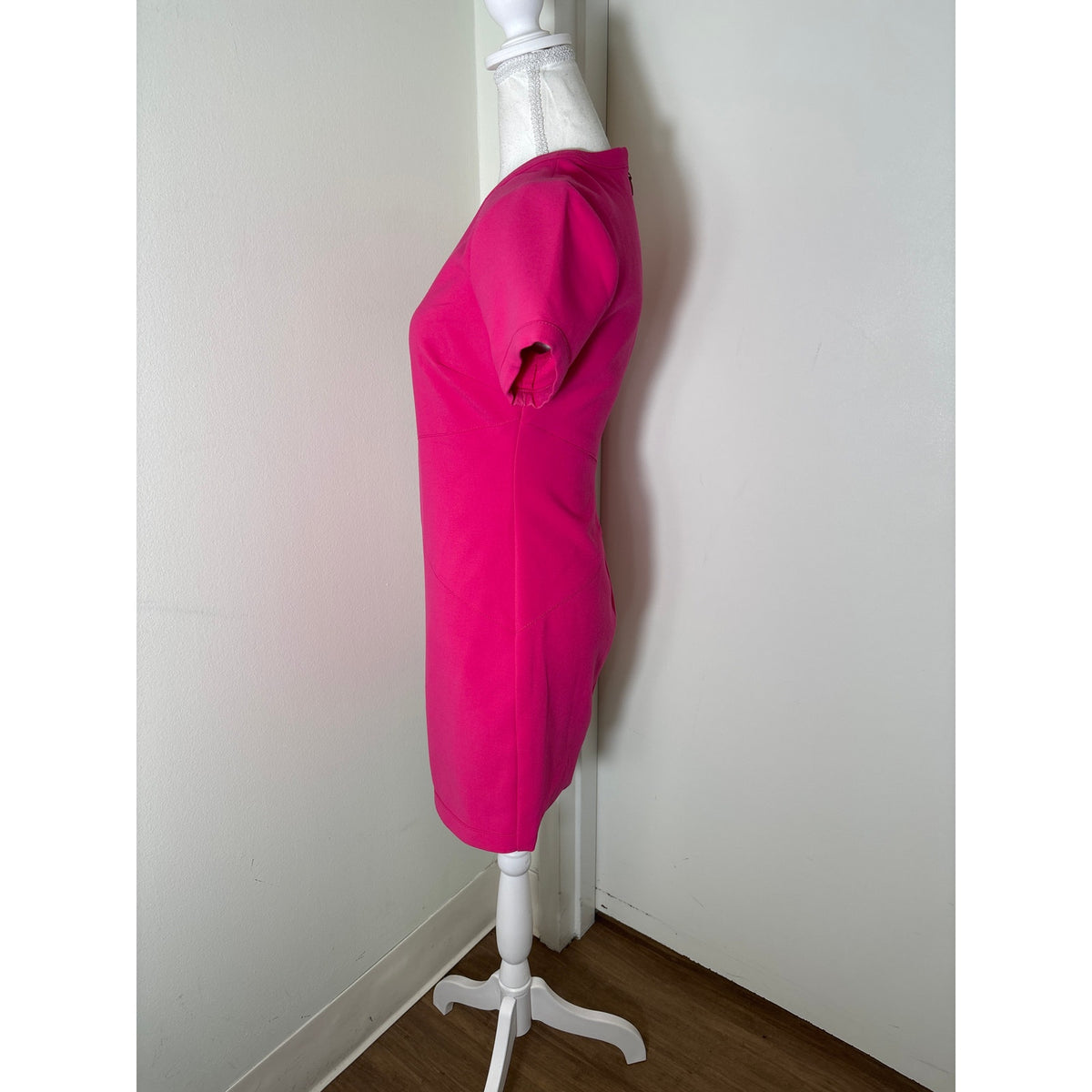 Likely Hot Pink Bodycon Mini Dress Sz 4