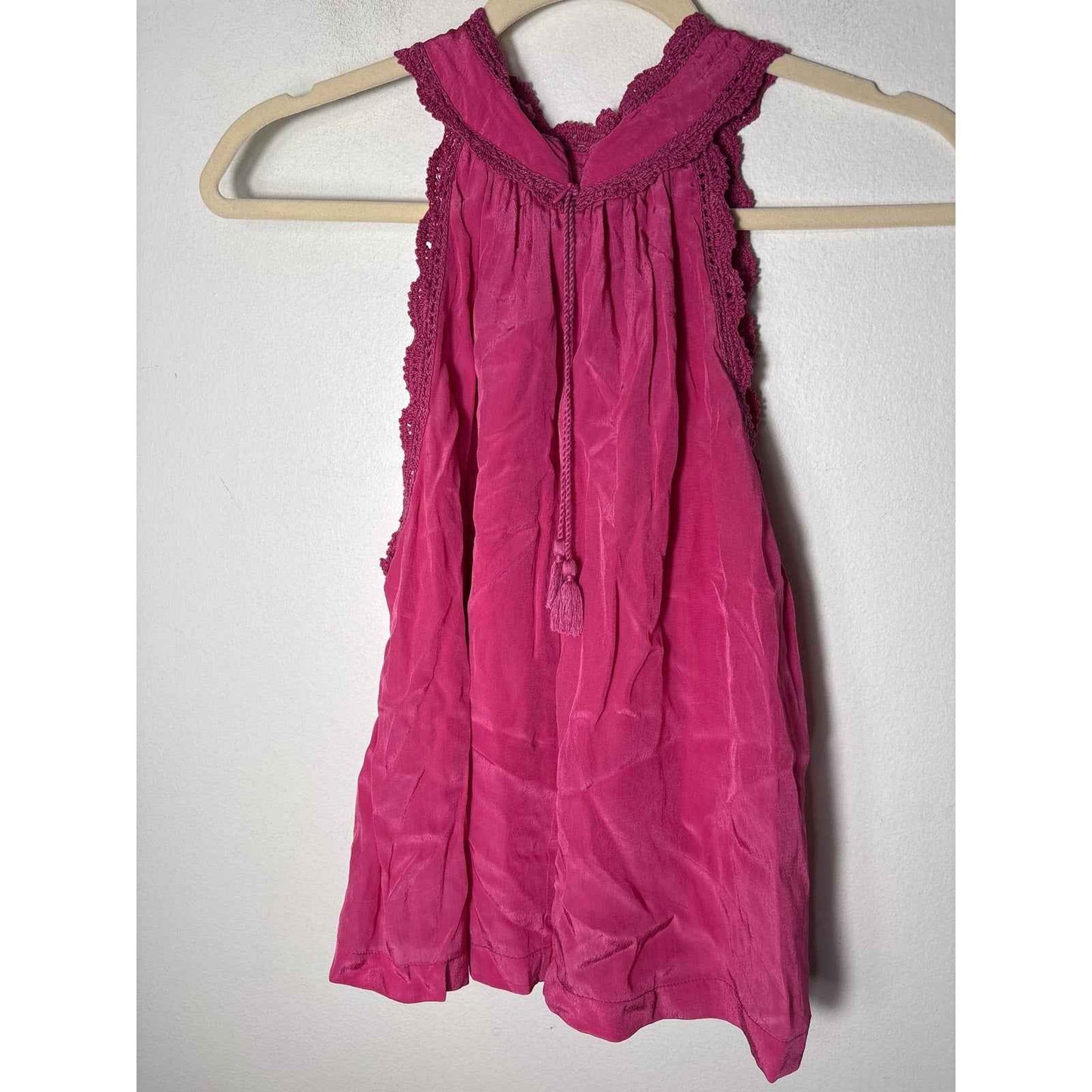 Carolina K. Dark Pink Sleeveless Tank Sz S