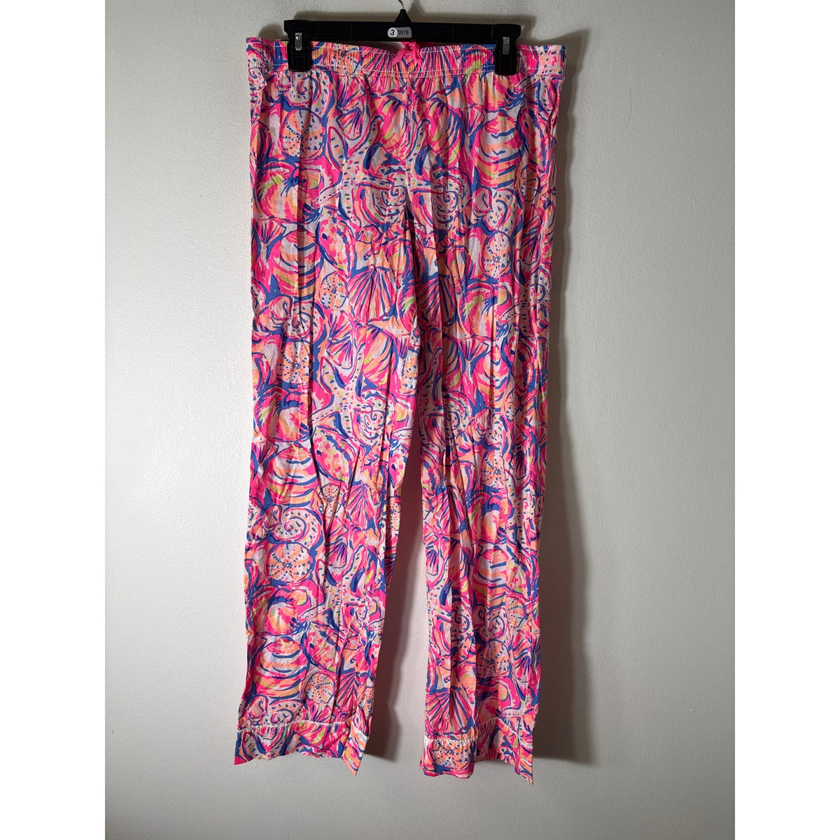 Lilly Pulitzer Bright Pink Cotton PJ Pants sz L