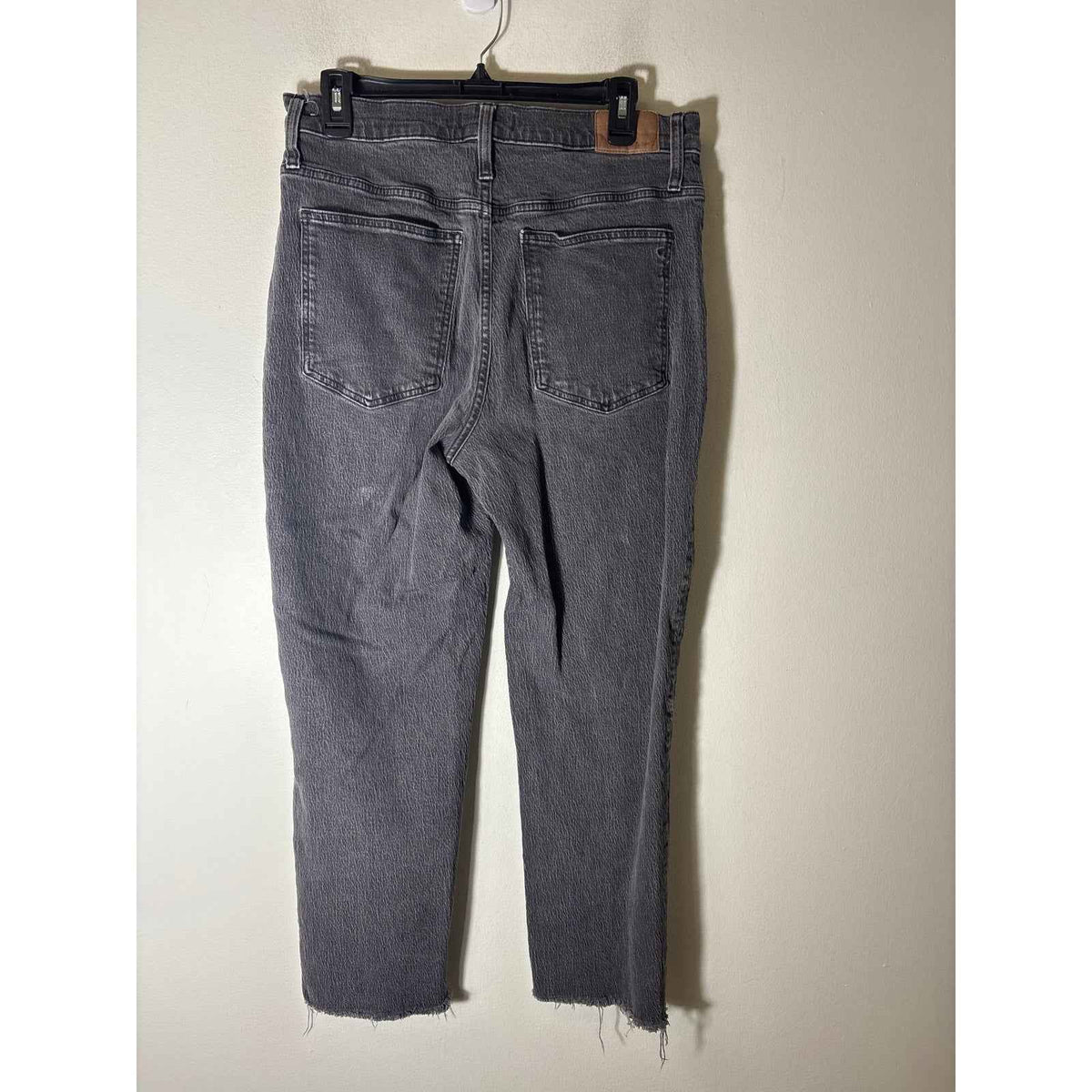 Madewell Light Black "The Perfect Vintage Straight Jean" Sz 31
