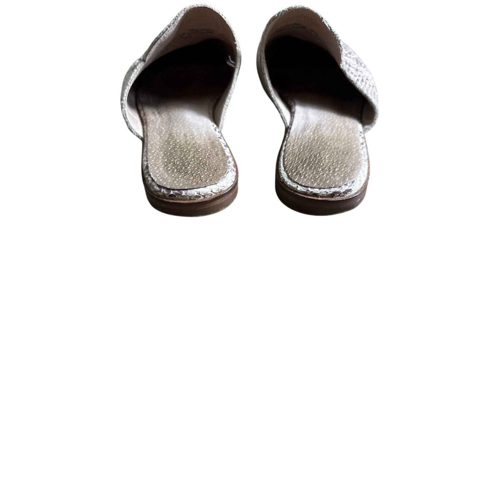 Seychelles Faux Snake Skin Flat Slides Sz 7.5