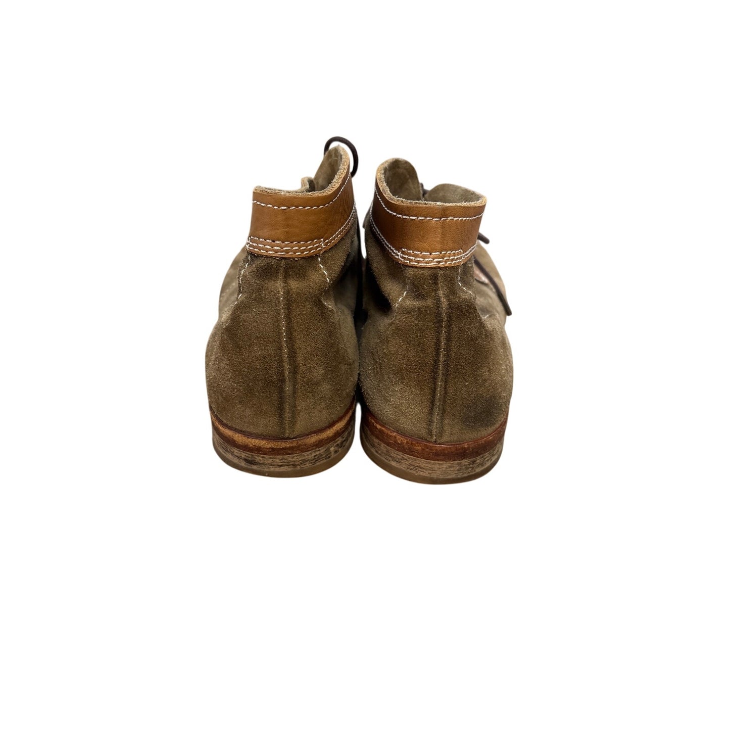 Mens By Hudson Brown Suede Ankle Lace Up Shoes Sz 41