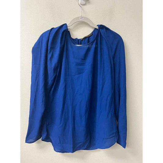 Azelhazel Blue Long Sleeve Blouse Size Large