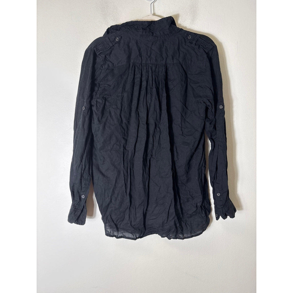 Demin and Supply by Ralph Lauren black button down Sz M