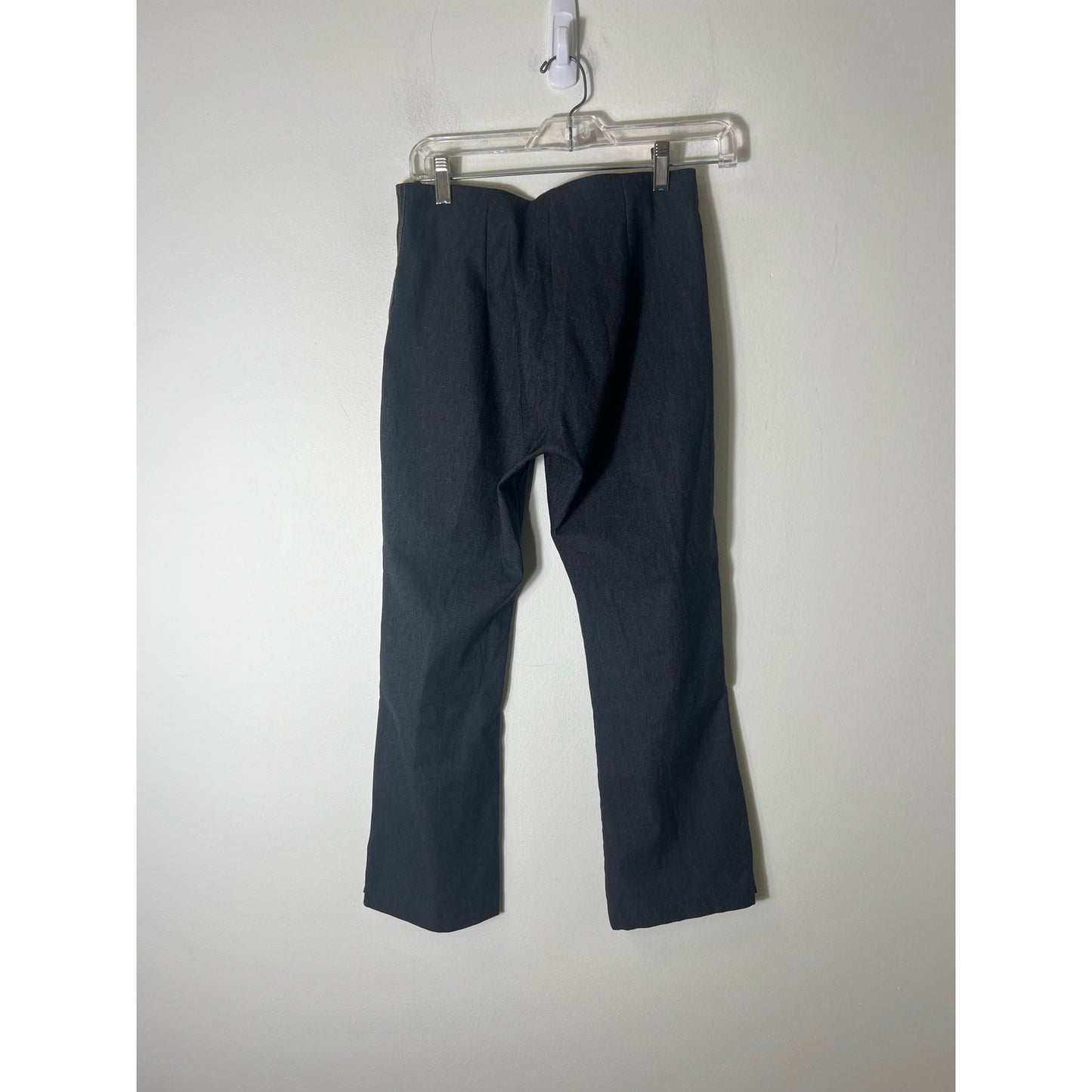 Equestrian Pull On Dark Gray Boot Cut Pants Sz P
