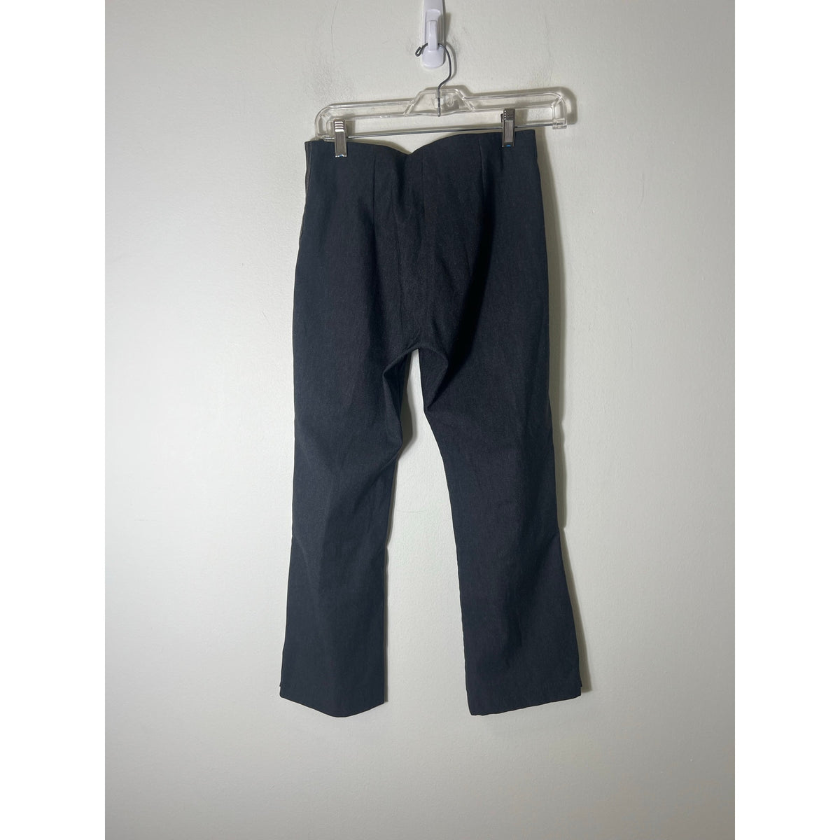 Equestrian Pull On Dark Gray Boot Cut Pants Sz P