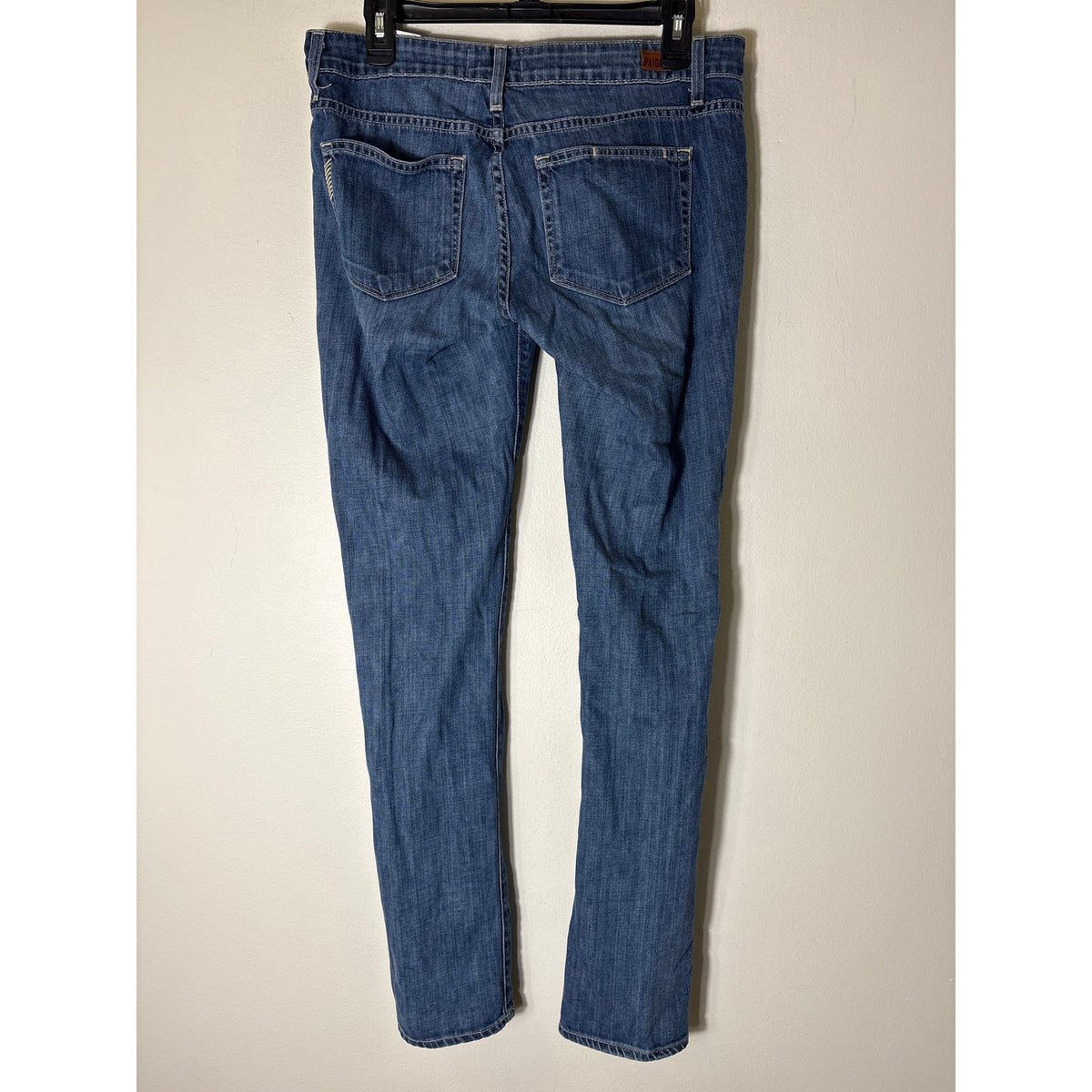 Paige Jimmy Jimmy Skinny Patchwork Blue Jeans Sz 27
