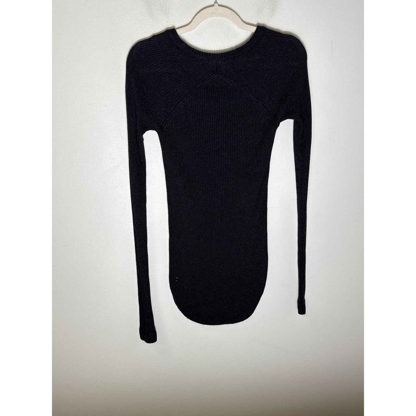 Lululemon Black Long Sleeve Knit Sweater Sz XS