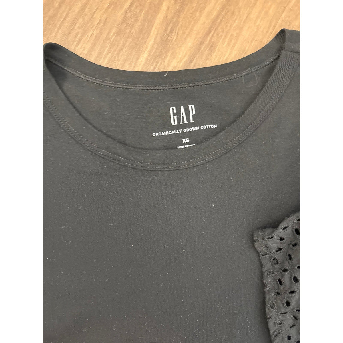 Bundle of 2 Gap Black Cotton Tees Sz XS