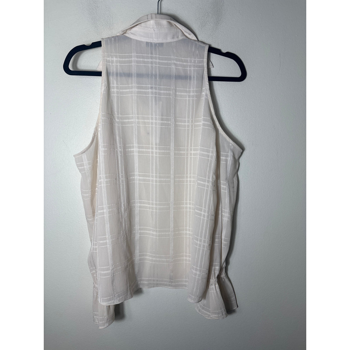 NWT Waverly Gray Cream Cold Should Long Sleeve Shirt Sz S