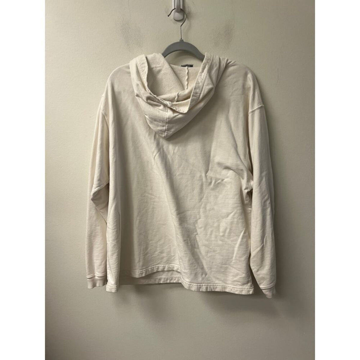 Spirit White Hoodie With Cross on Front Size Large