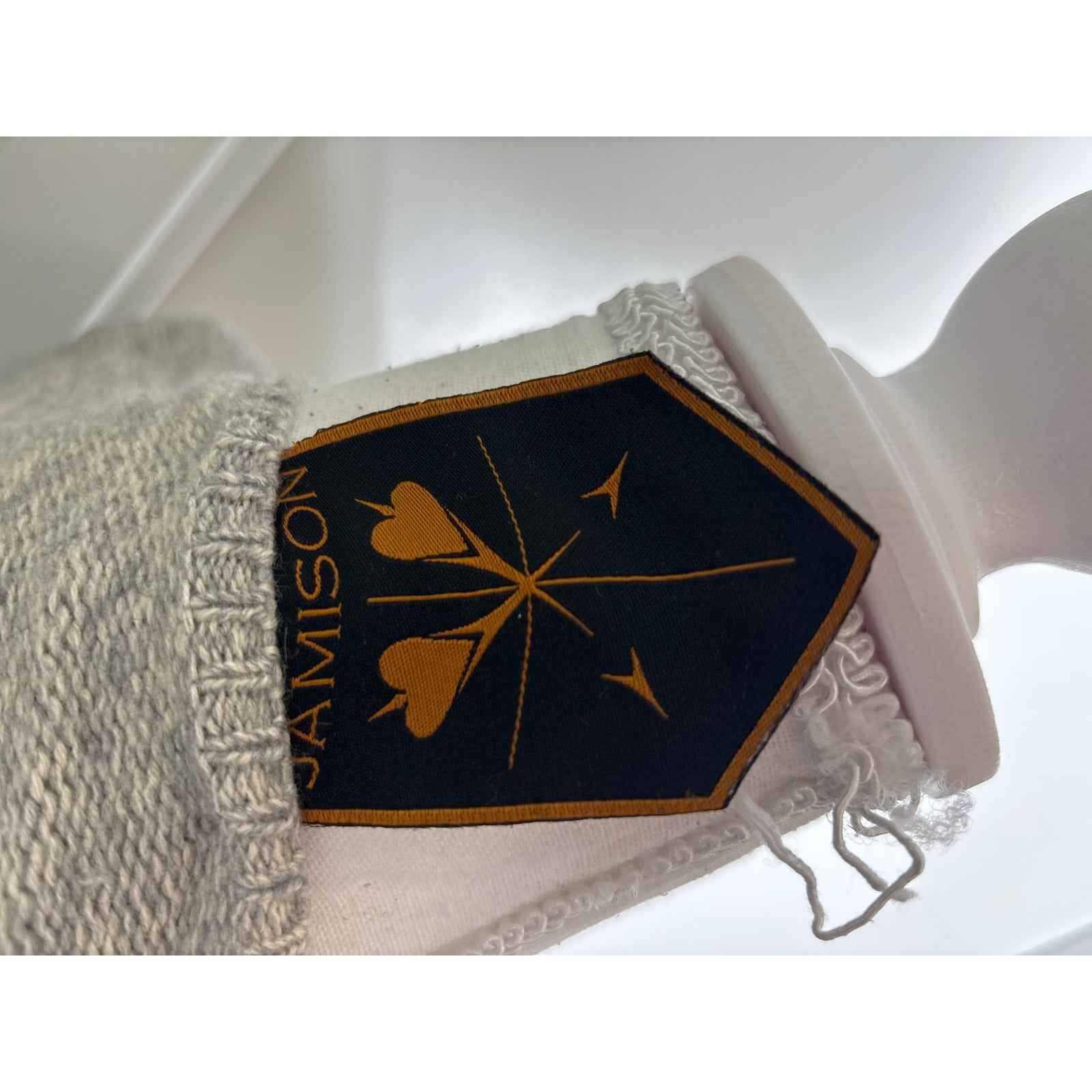 Jamison Gray Long Sleeve Wool Cashmere Open Cardigan Sweater Sz S