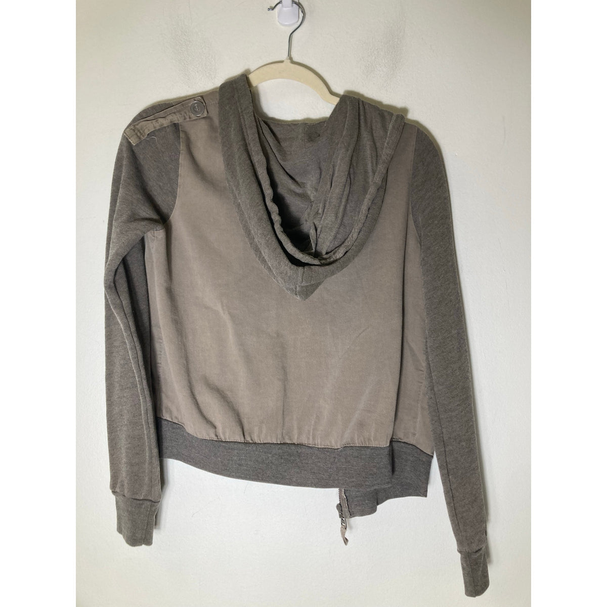 Splendid Green Zip Up Cardigan sz s
