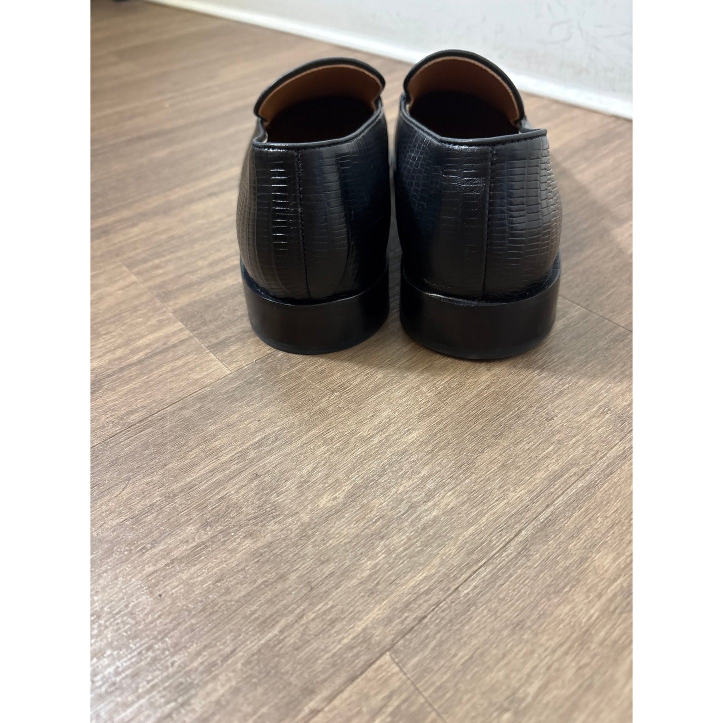 Mi/Mai Black Leather Loafer Sz 38