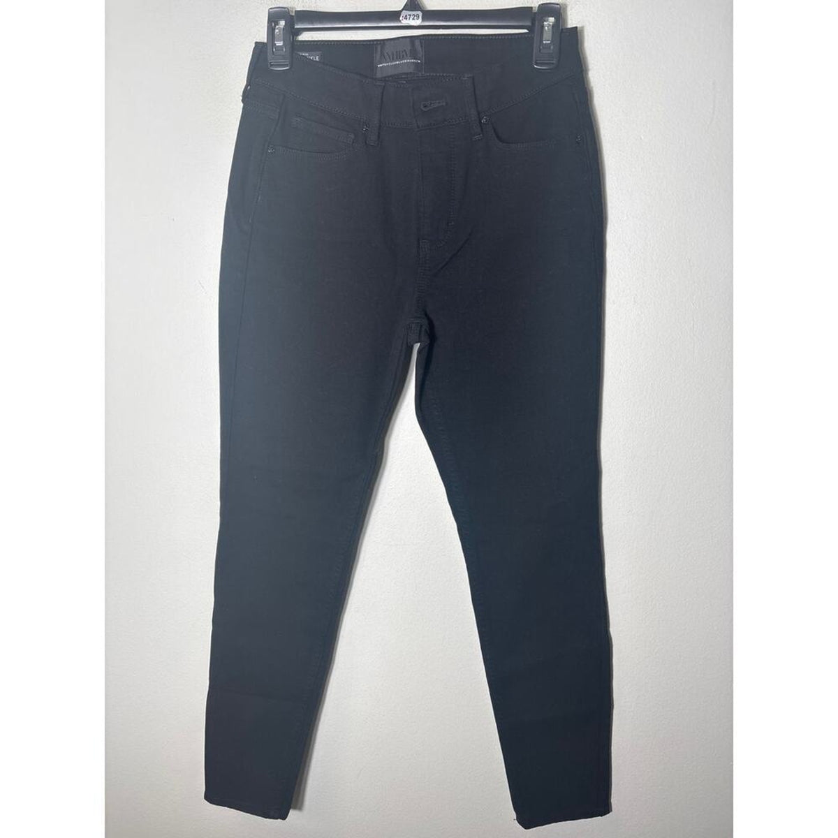 WHBM High Rise Skinny Ankle Black Denim Size 2S