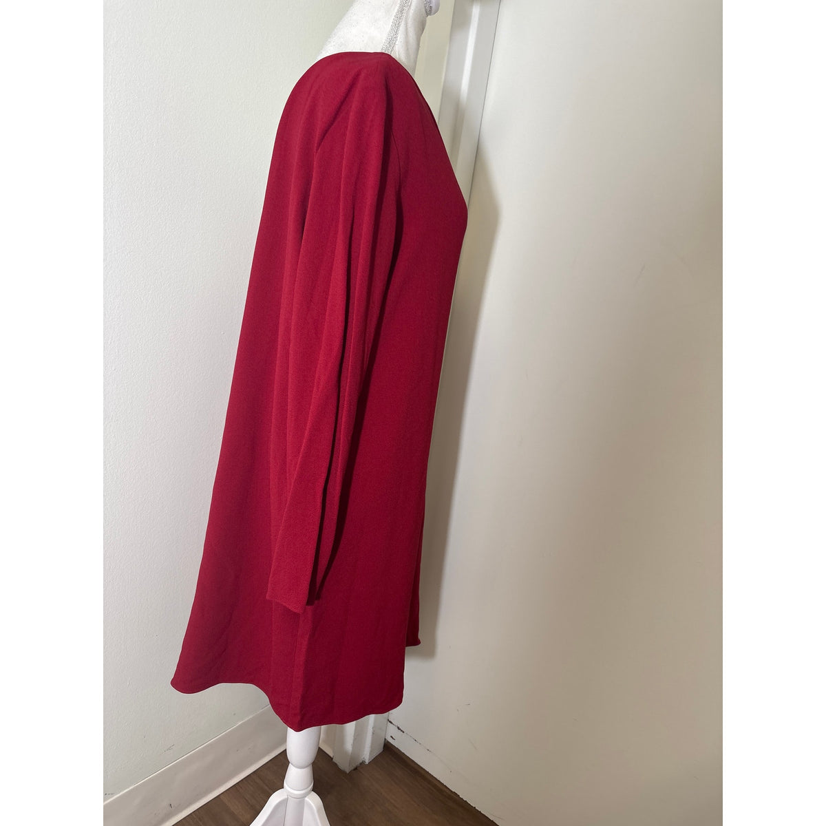 NWT Theory Crimson Red Rosina Crepe Dress Sz 12