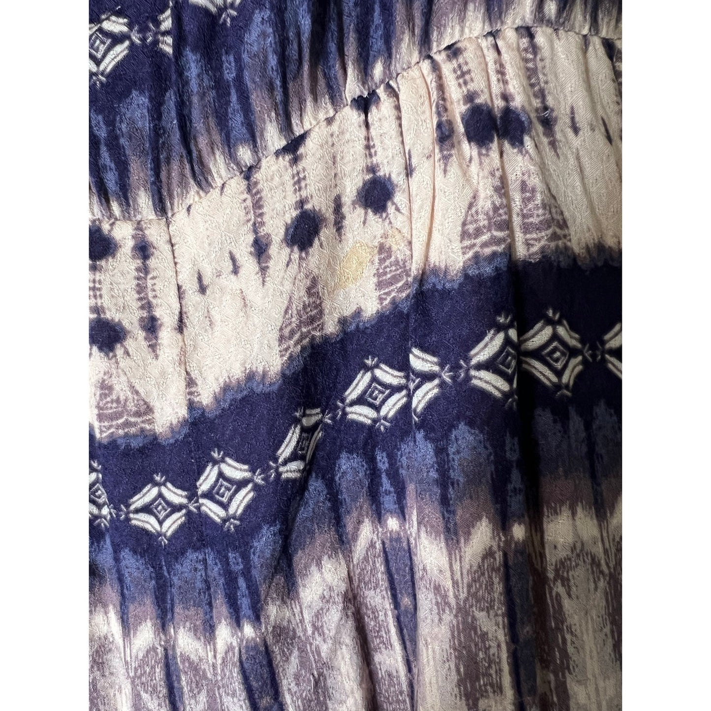 Fabrik Grey Patterned Strapless Jumpsuit Sz M