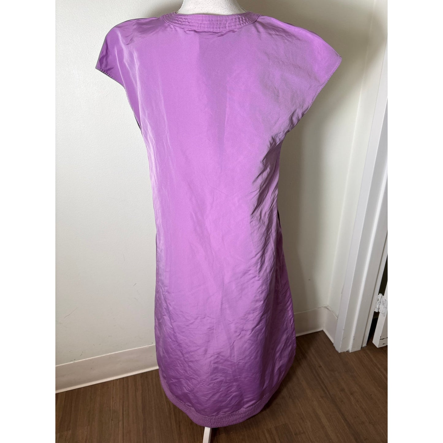 Ann Mashburn Lilac/Pink V Neck Maxi Dress Sz M