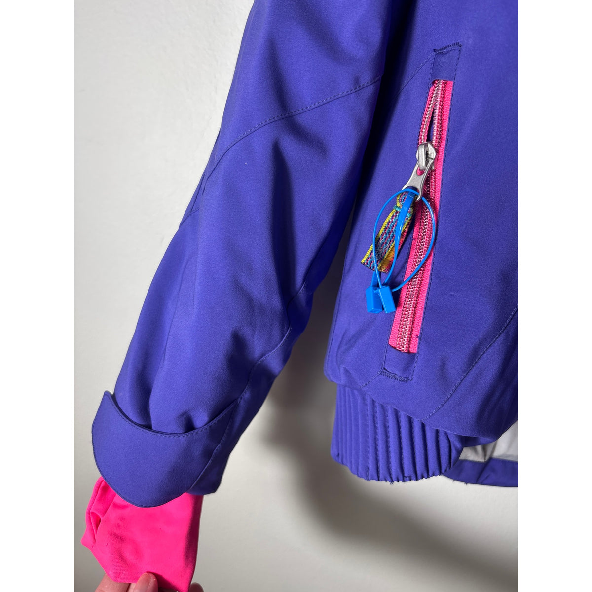 Spyder Purple Hooded Ski Coat Sz Sm