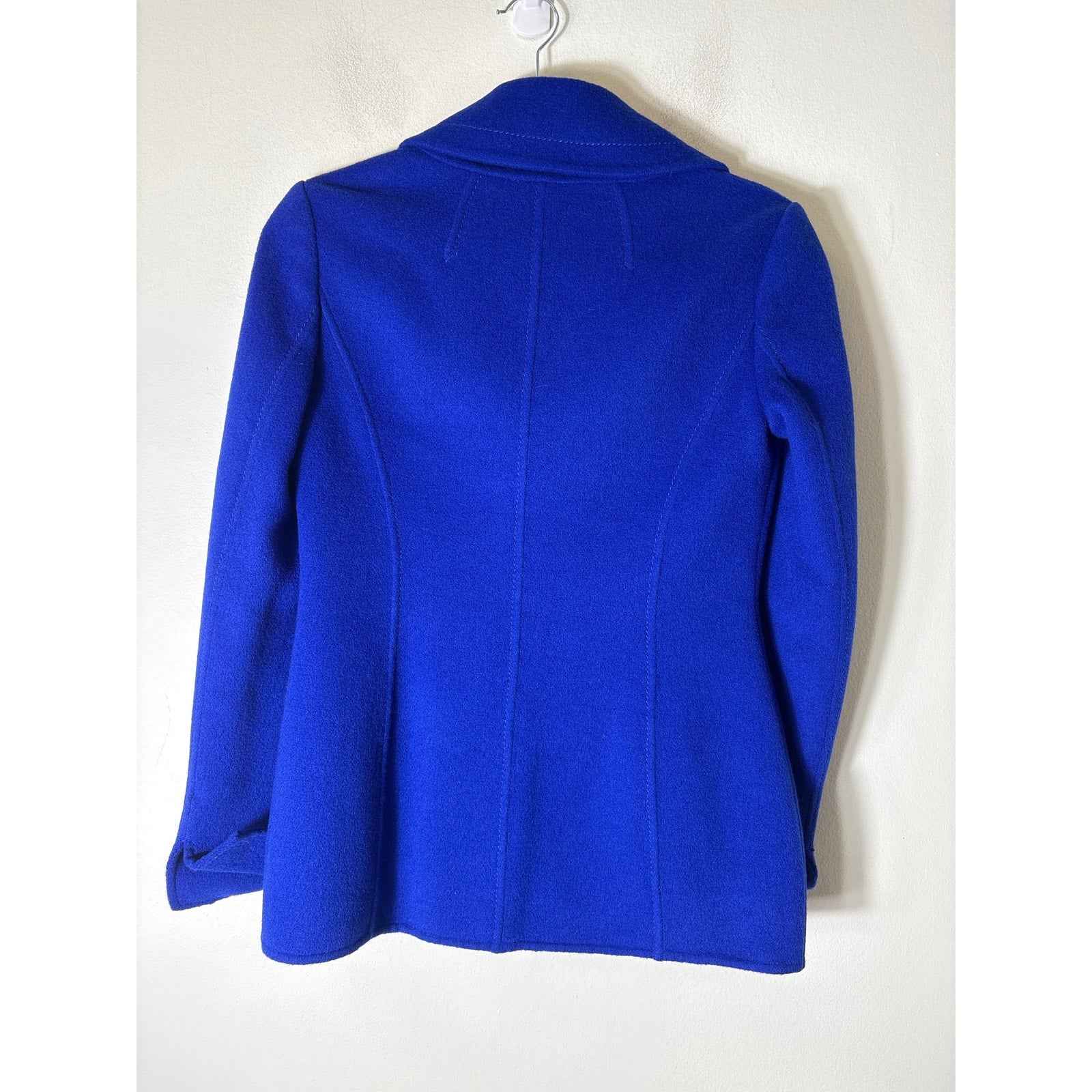 Carlisle Royal Blue Wool Jacket Sz 0
