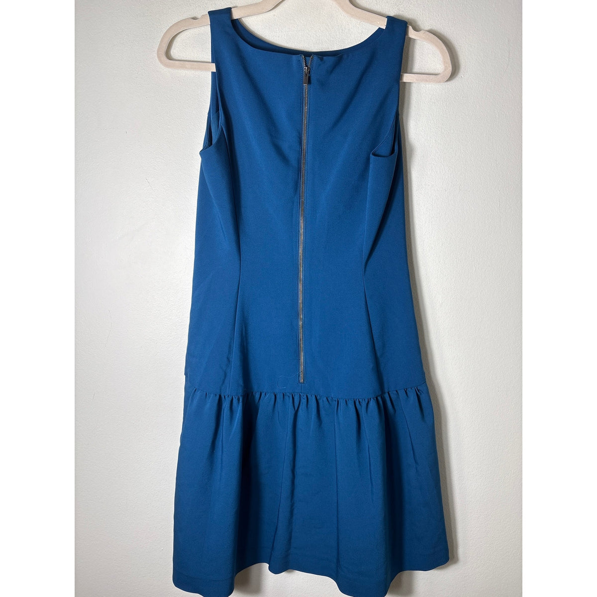 Banana Republic Deep Blue Sleeveless Drop Waist Knee Length Dress Sz 2