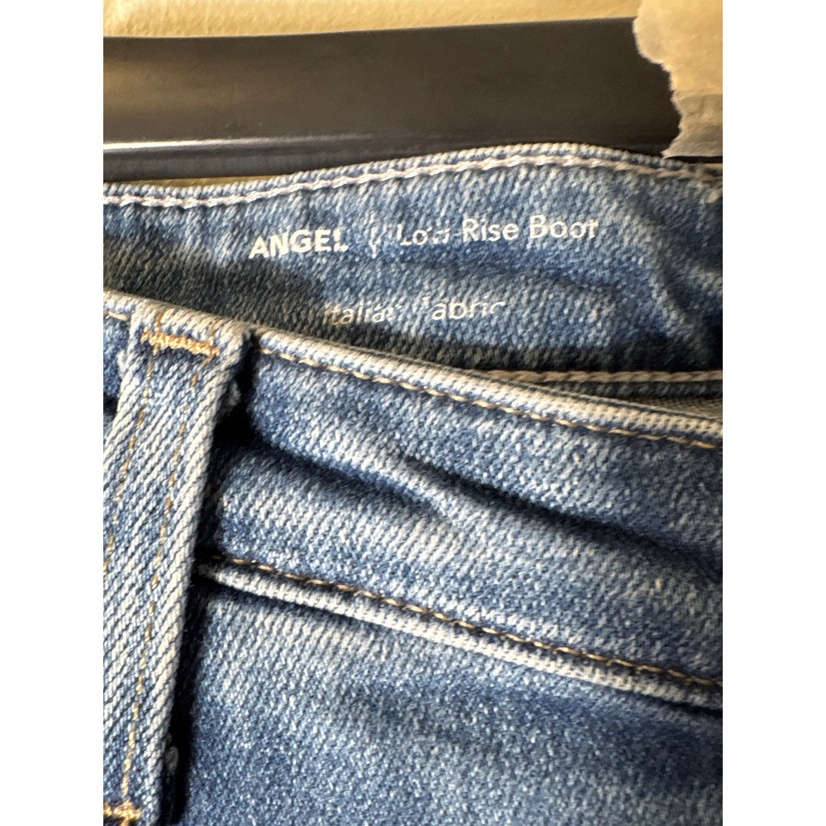 AG Angel Low Rise Boot Denim Sz 29