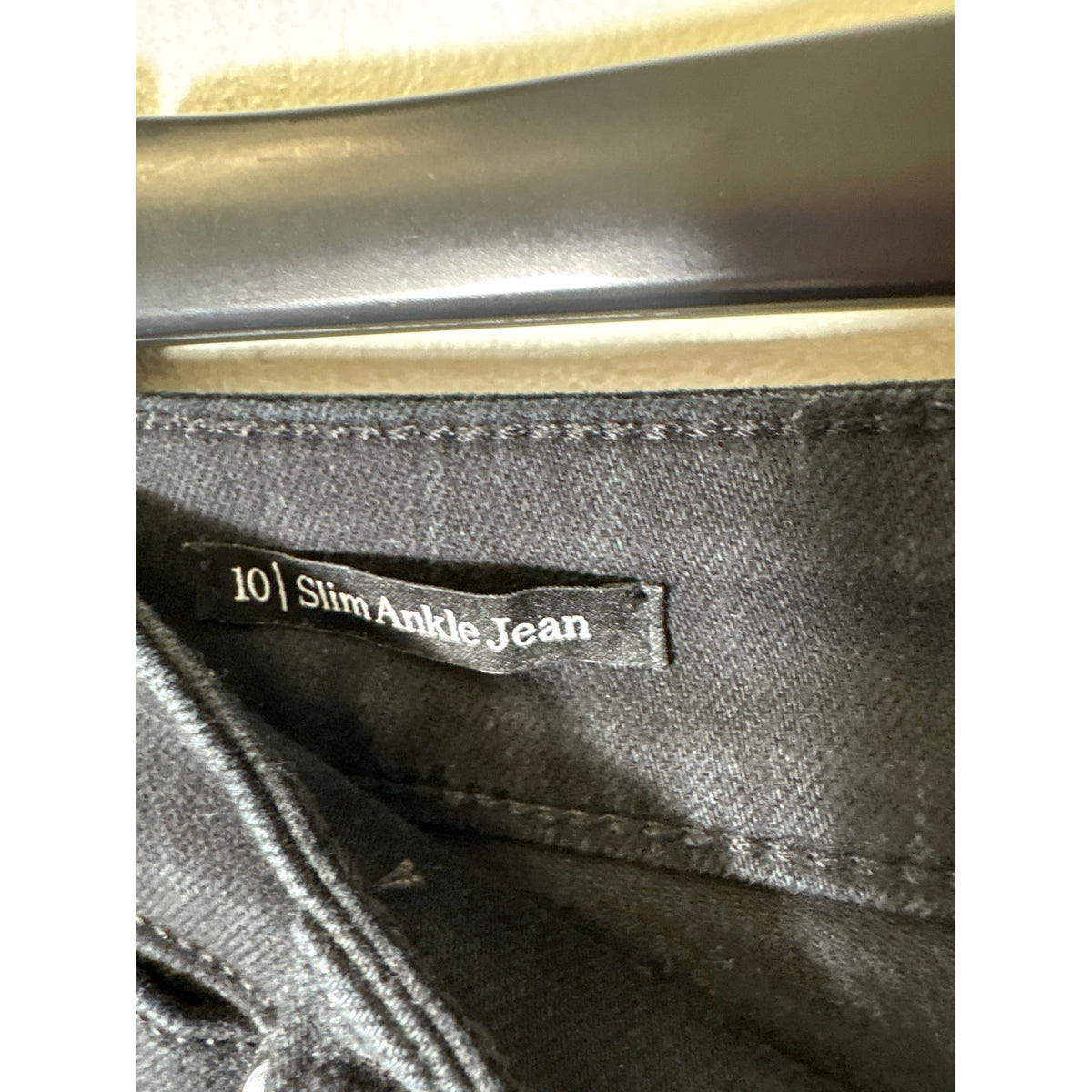 Talbots Black Slim Ankle Jean Sz 10