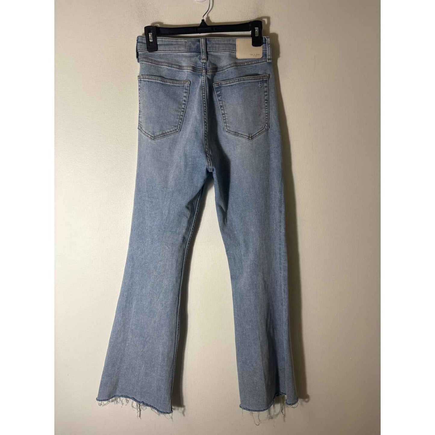 Rag & Bone Light Wash "Casey High Rise Flare" Blue Jean Sz 27