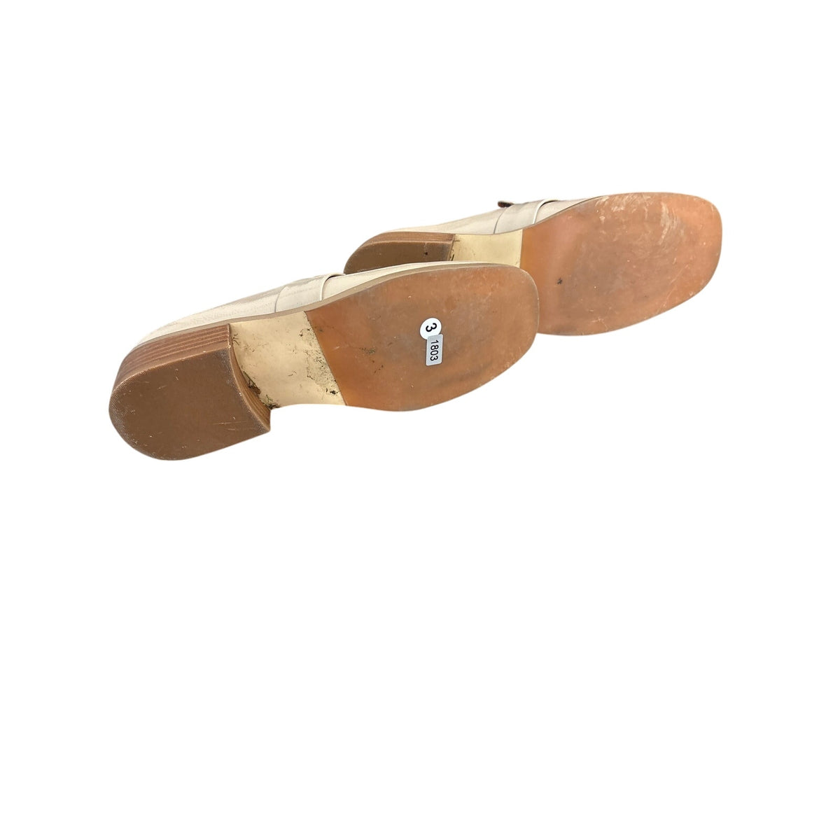Korks Nude Patent Leather Loafer Slides Sz 7