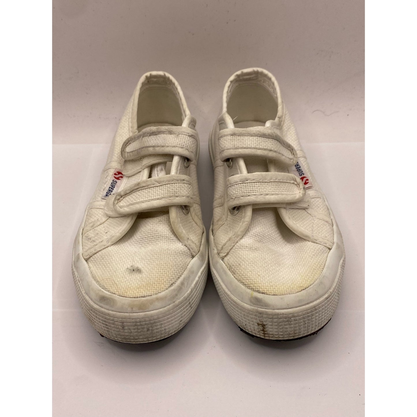 Girls Superga White Tennis Shoes Sz 29