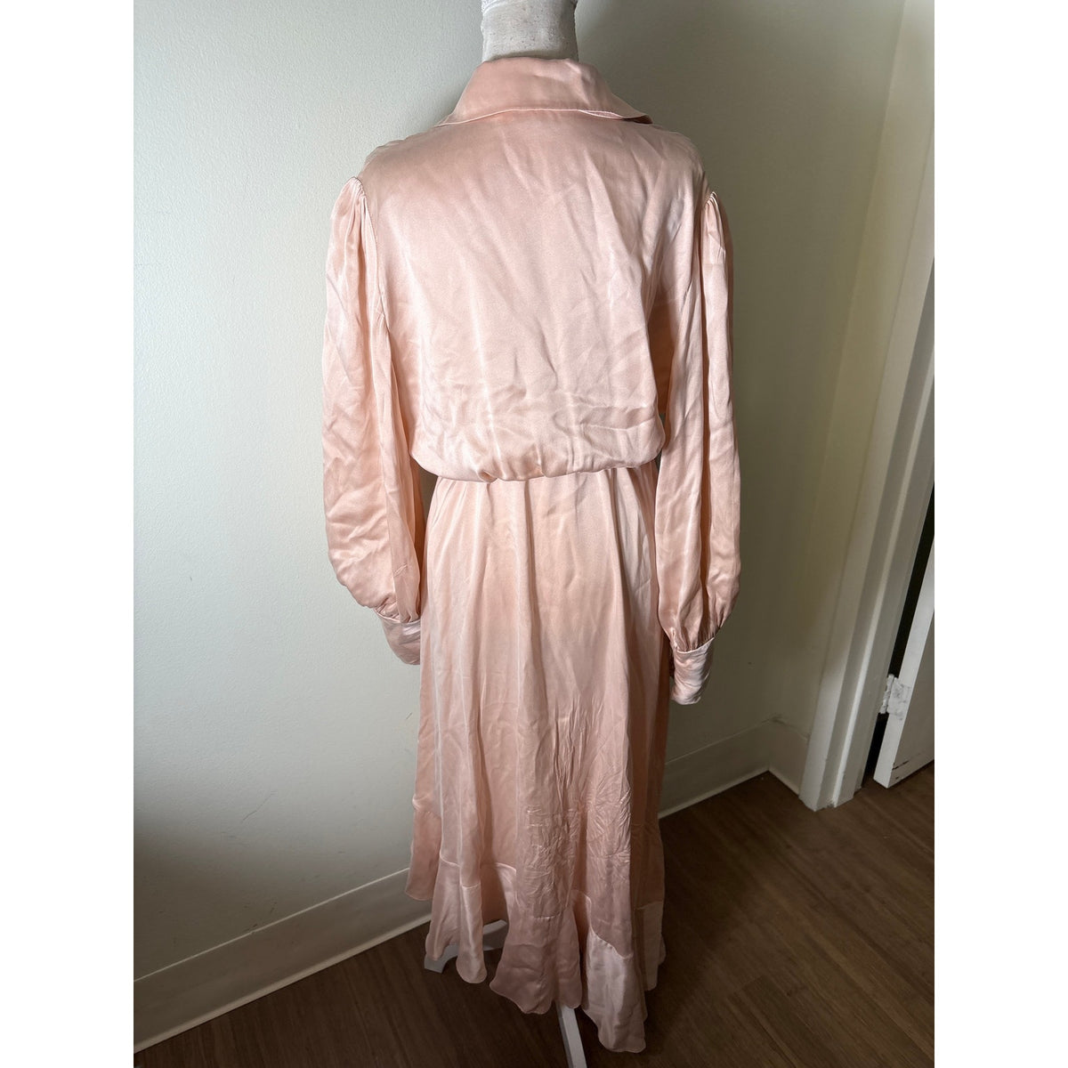 Zimmerman Pink Silk Wrap Dress Sz 3 (10)