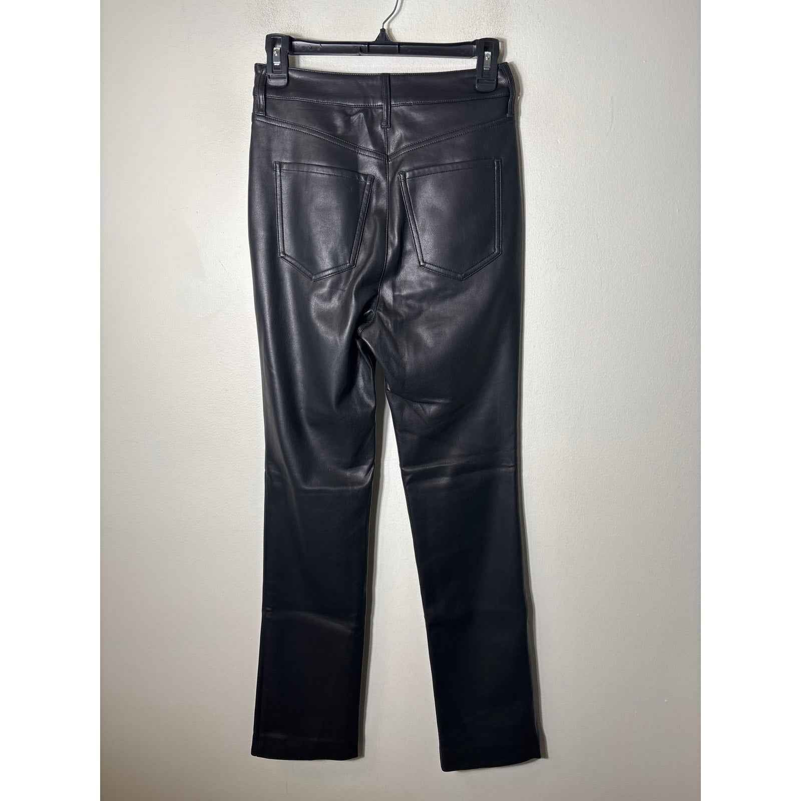 NWT Express Black Faux Leather Pants Sz 4