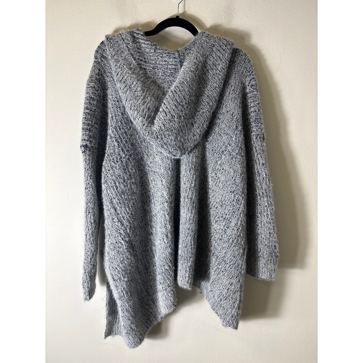 Park Life Black and White Long Sleeve Hooded Cardigan Sz S/M