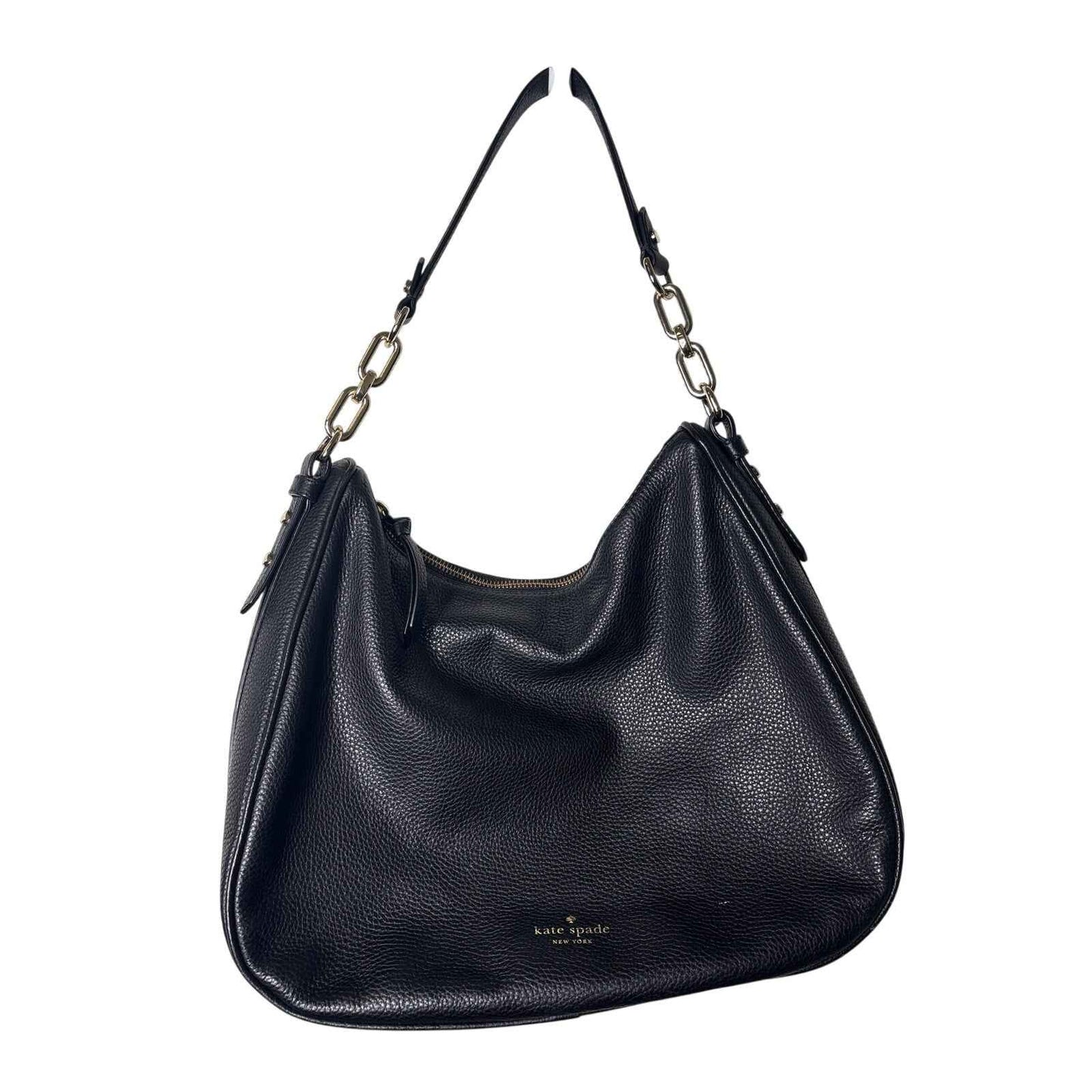 Kate Spade Black Leather Hobo Purse
