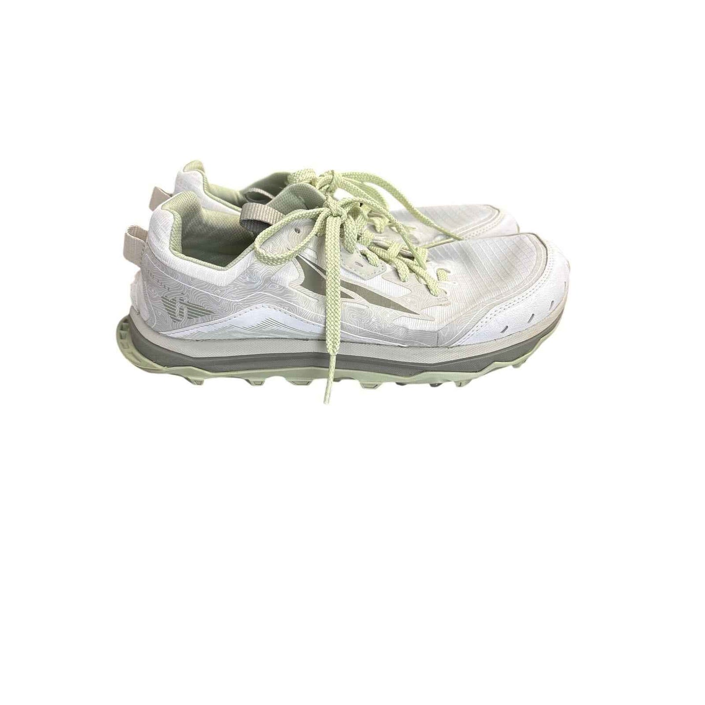 Altra Ego White and Sage Tennis Shoes Sz 8