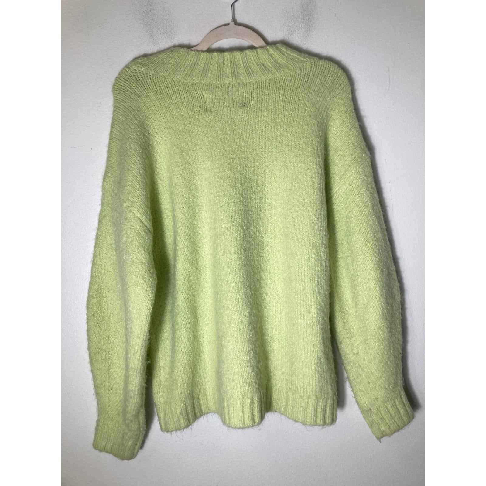 Pistola Lime Oversized Sweater Sz XS