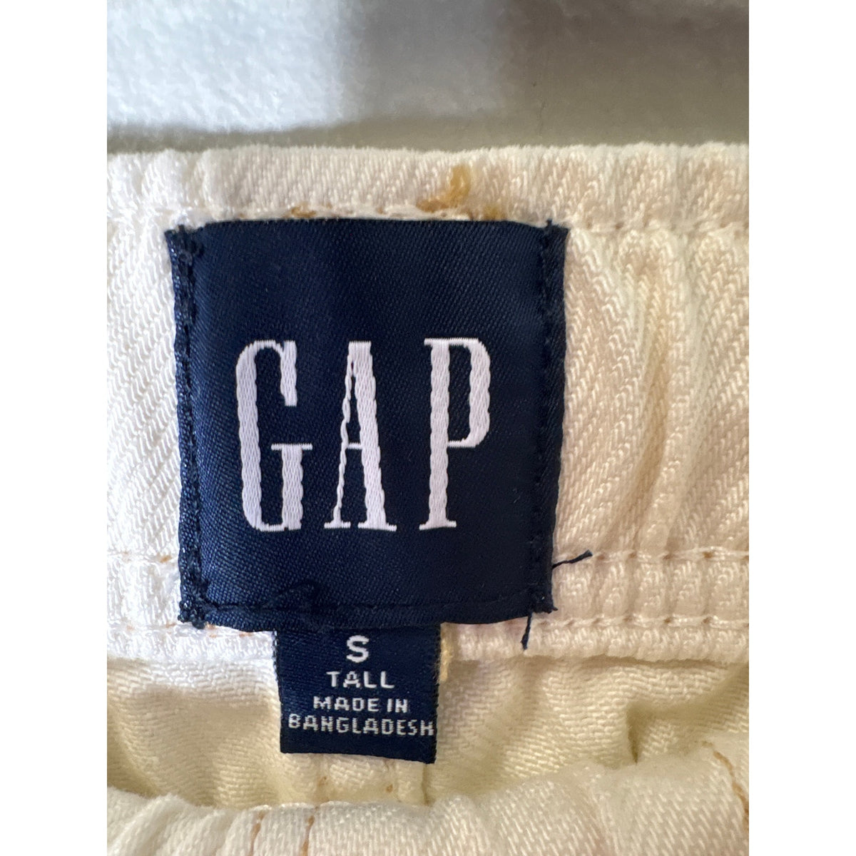NWT Gap Off White Wide Leg Pull On Pants Sz S Tall