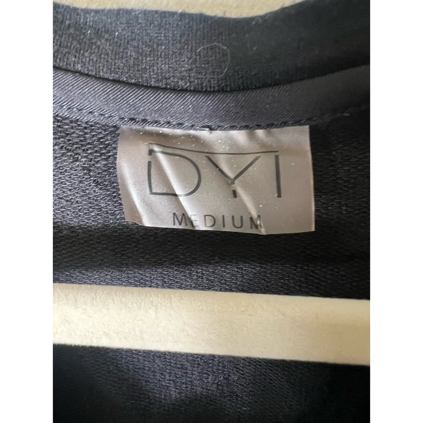 DYI Black Long Sleeve Girl Power Shirt Sz M