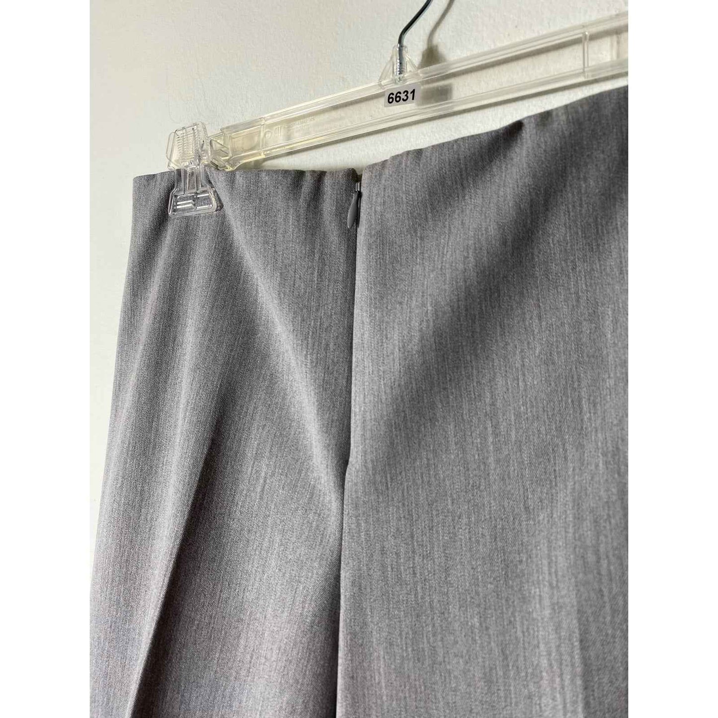 Peace of Cloth Gray Flat Front Cropped Dress Pants Sz 8