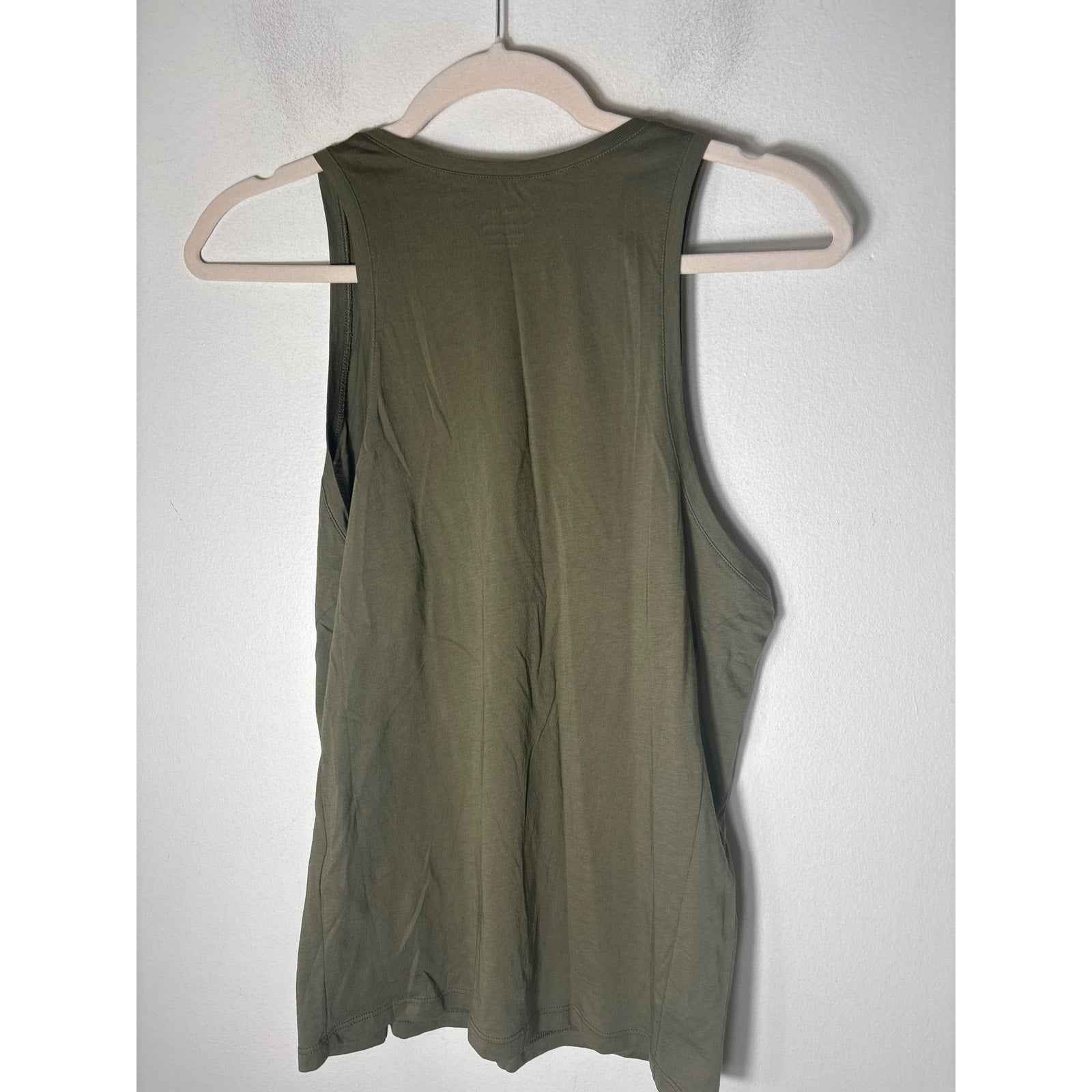 Frame Olive Green Le Mid Racer Tank Top Sz M