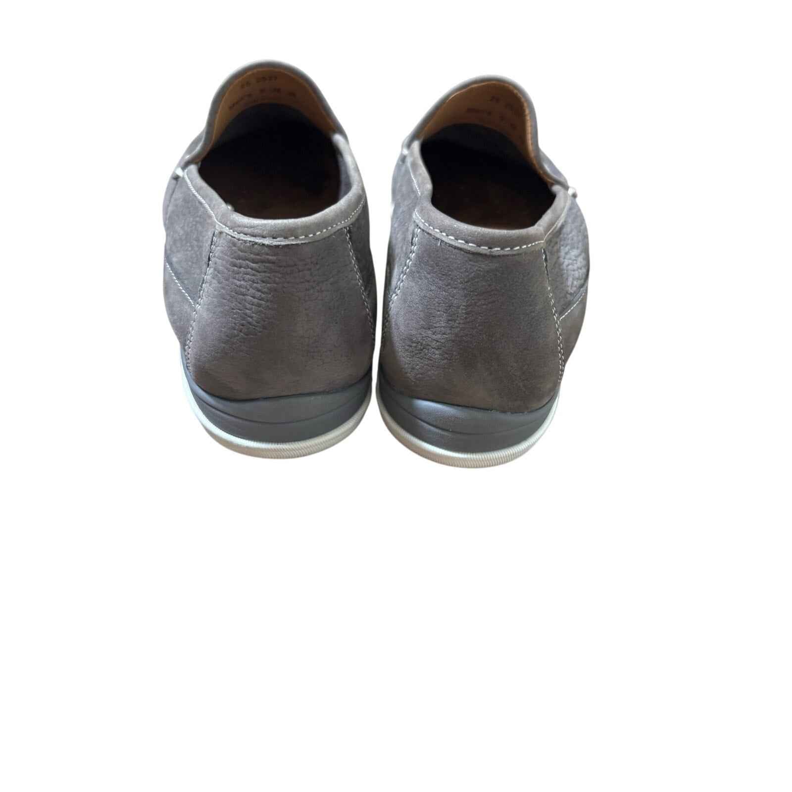 Men's Johnston & Murphy Gray Sheepskin Loafter Sz 9.5
