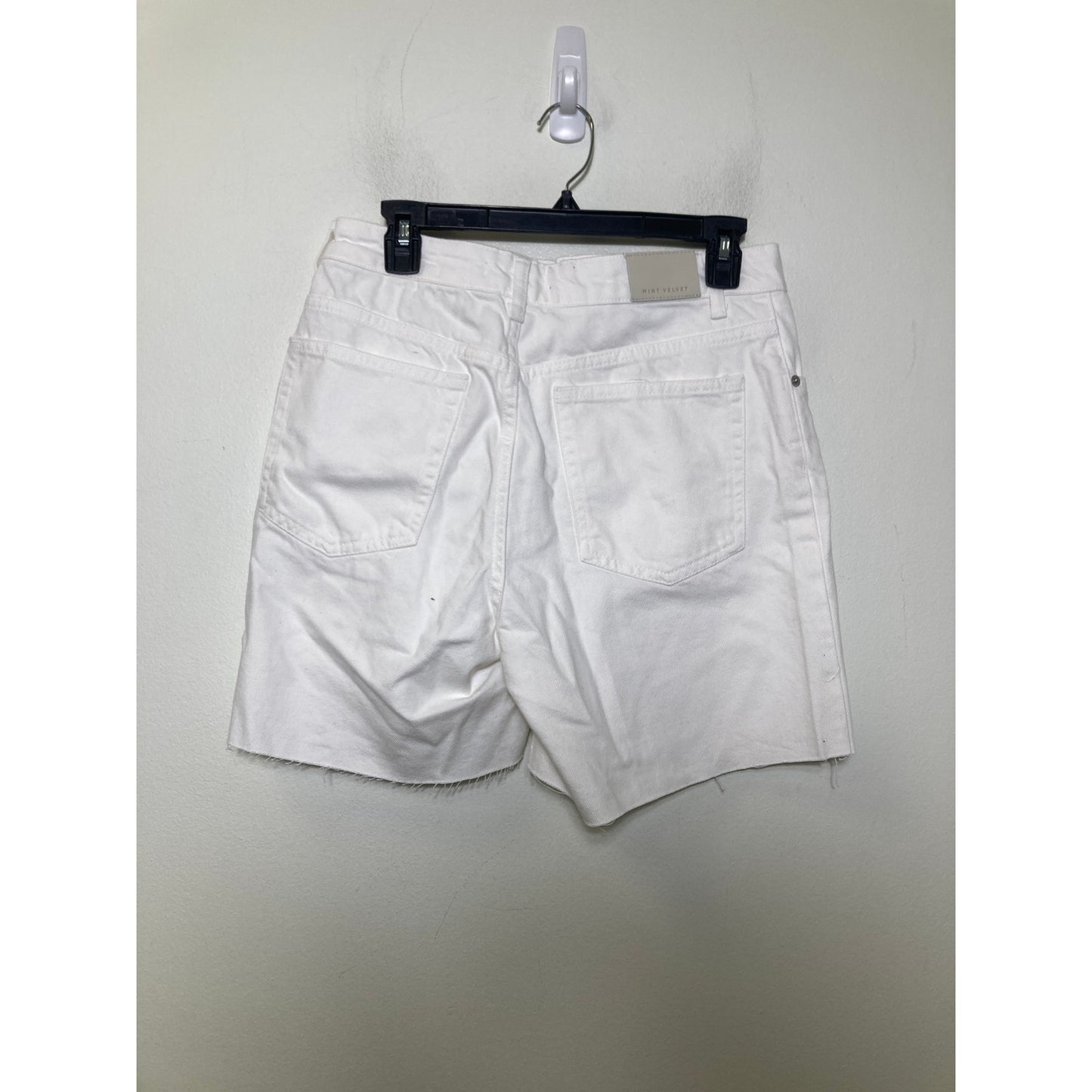 NWT Mint Velvet White Cut Off Shorts Sz 6