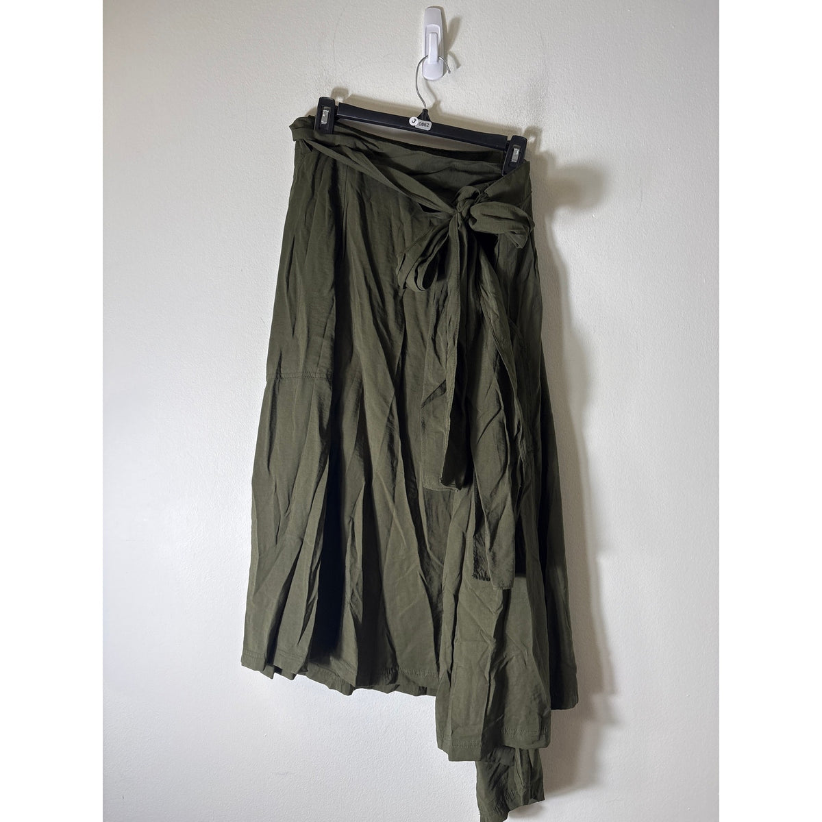 Banana Republic Olive Green Wrap Skirt Sz 10