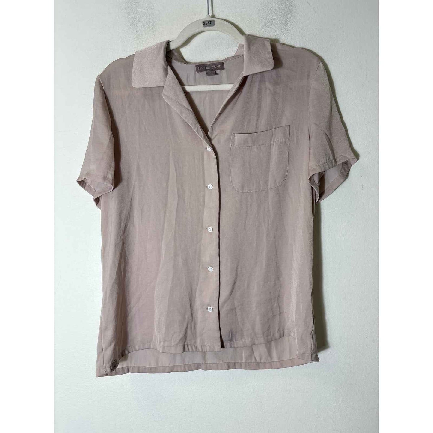 Barefoot Dreams Light Beige Pajama Set Sz S