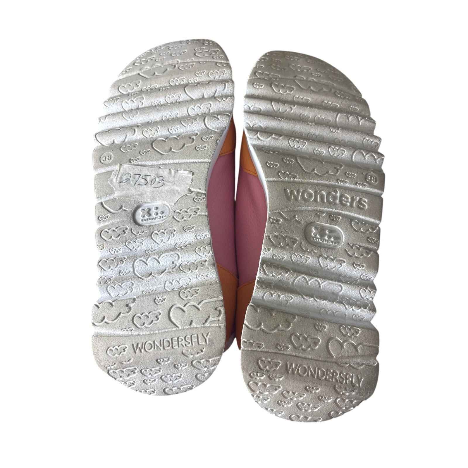 Wonders Apricot and Blush Heatflyo Tennis Shos Sz 38 (7.5)