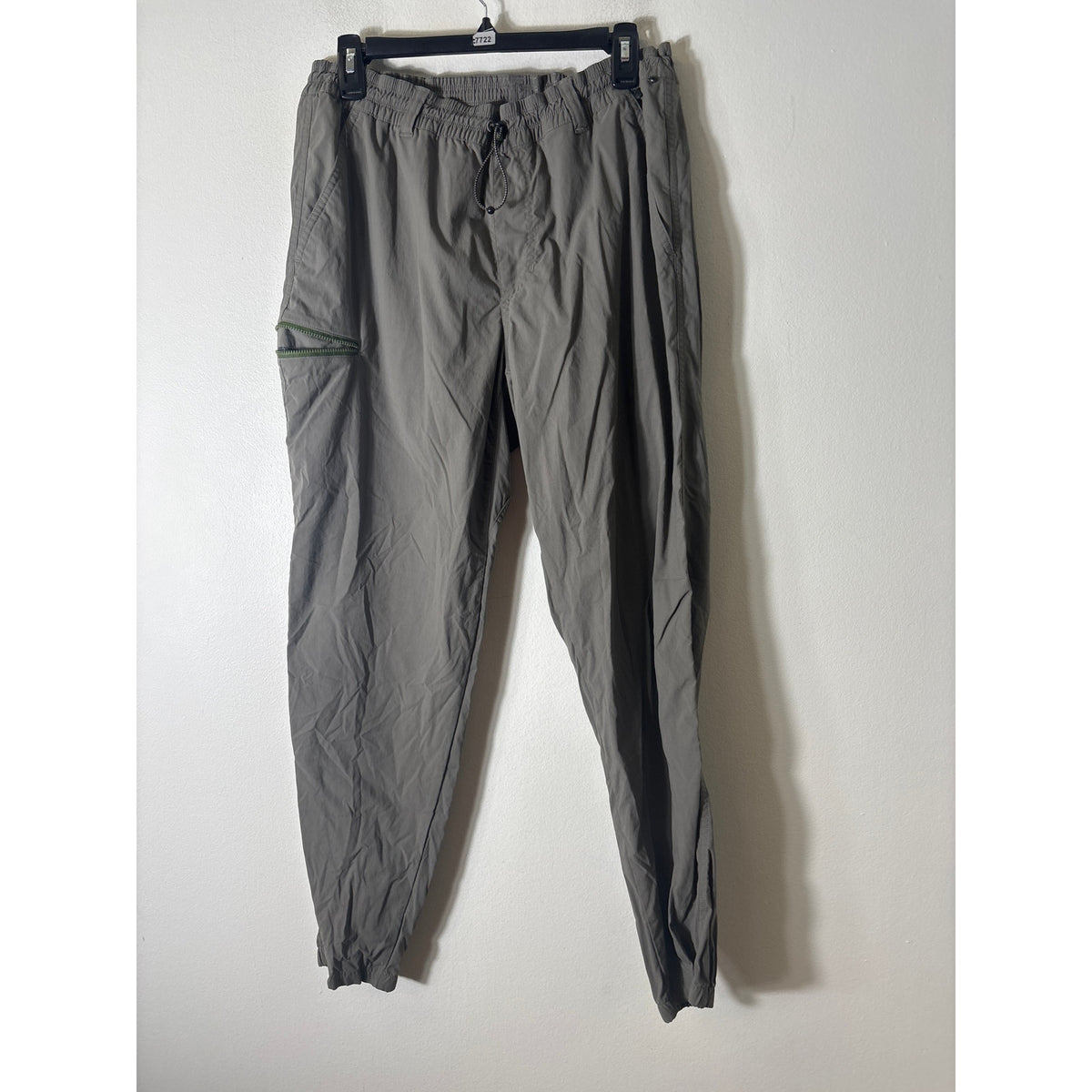 Mens REI Dark Gray Nylon Travel Pants Sz L