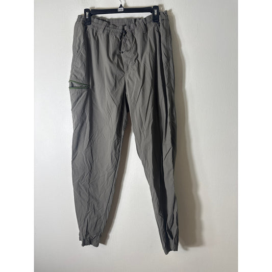 Mens REI Dark Gray Nylon Travel Pants Sz L